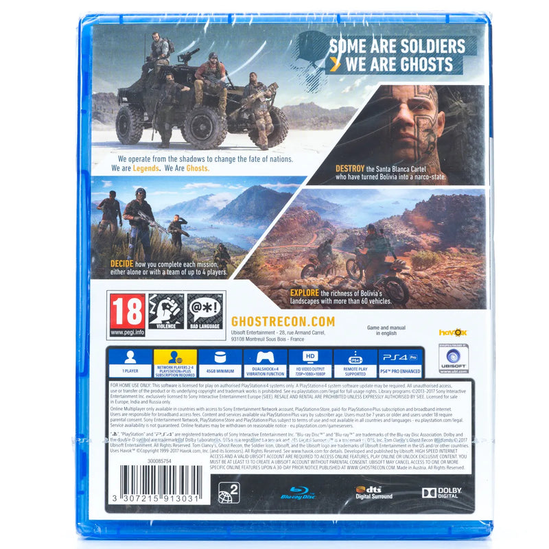 Tom Clancy´s Ghost Recon: Wildlands - PS4 spill (Forseglet)