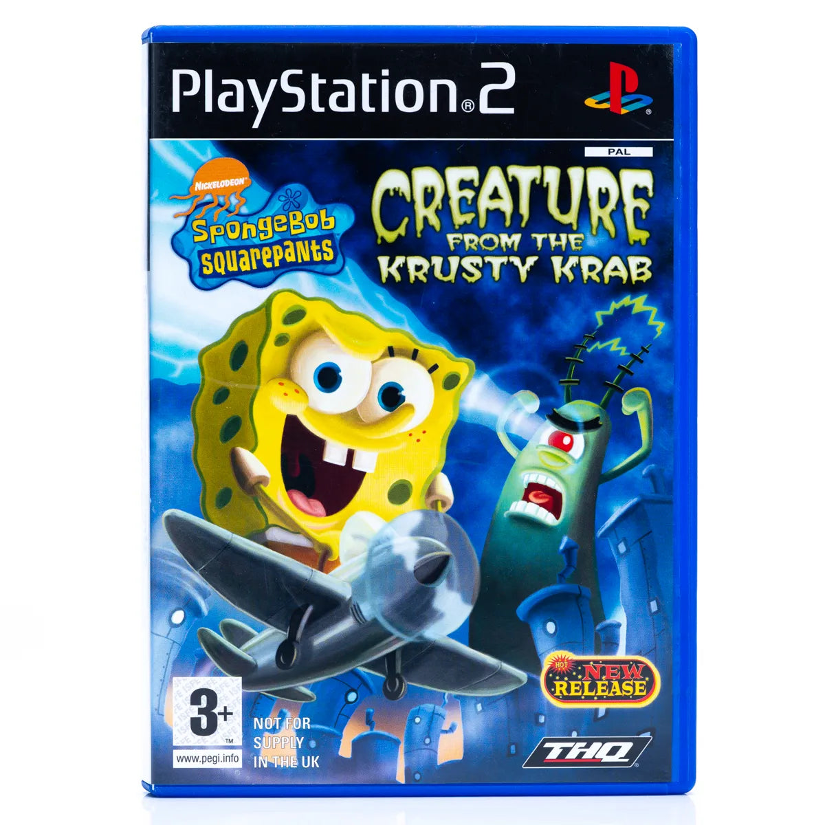 SpongeBob SquarePants Creature from the Krusty Krab - PS2 Spill - Retrospillkongen