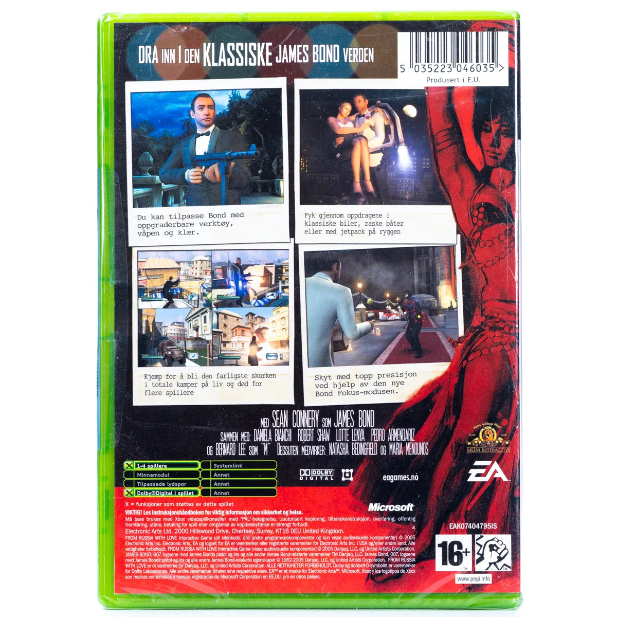 007: From Russia with Love - Xbox Spill (Forseglet) - Retrospillkongen
