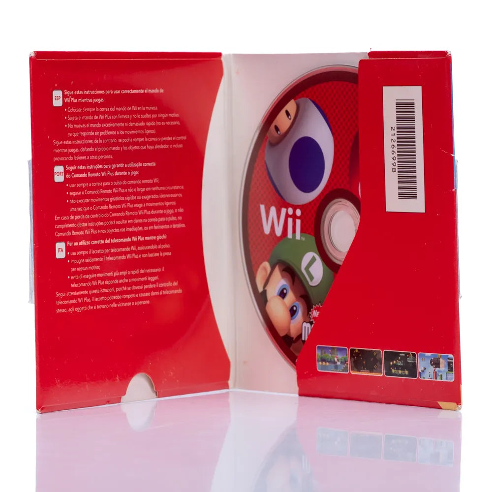 New Super Mario Bros. Wii - Wii spill (Papp-cover) - Retrospillkongen
