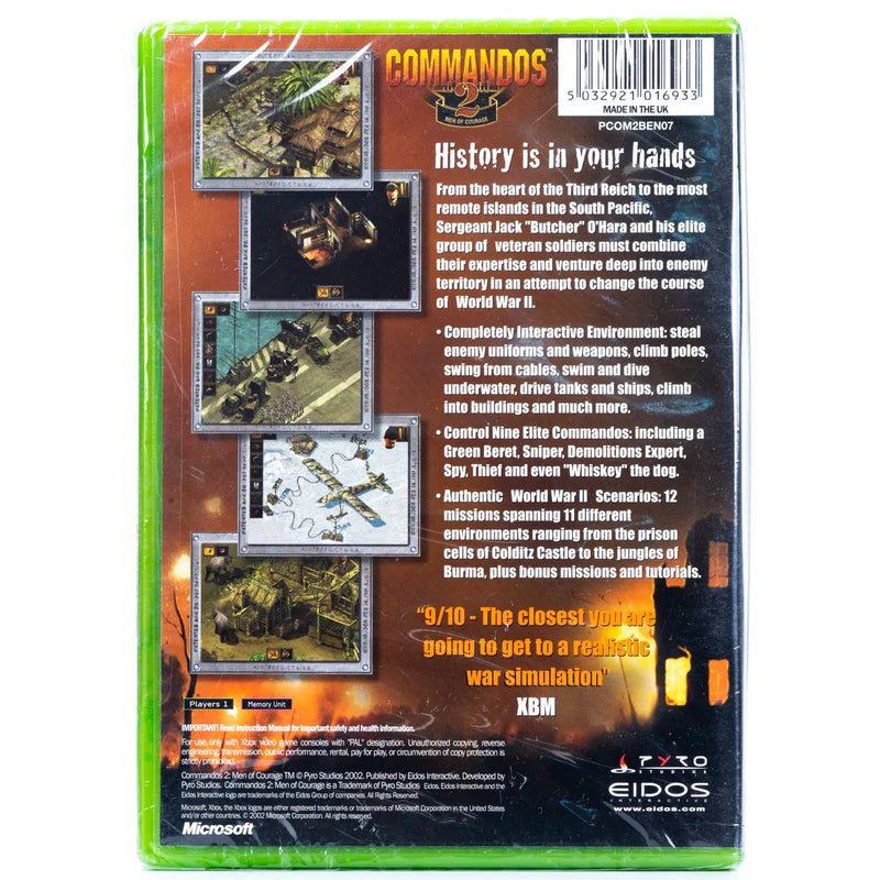 Commandos 2: Men of Courage - Xbox Spill (Forseglet)