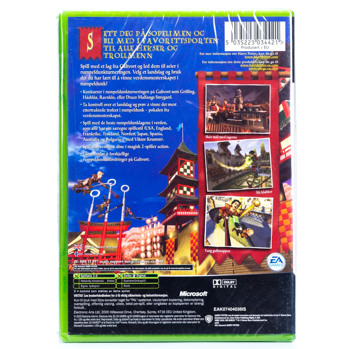 Harry Potter: Quidditch World Cup - Xbox Spill (Forseglet) - Retrospillkongen