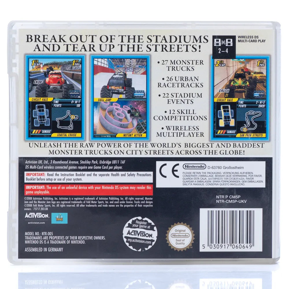 Monster Jam: Urban Assault - Nintendo DS spill - Retrospillkongen