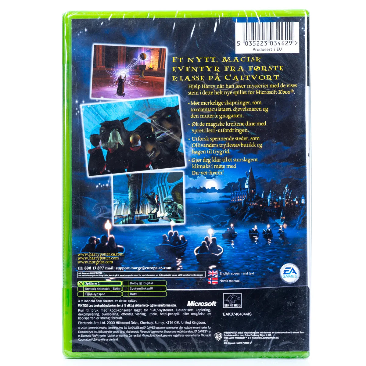 Harry Potter and the Philosopher's Stone - Xbox Spill (Forseglet) - Retrospillkongen