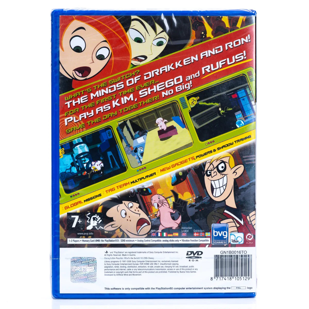 Disney's Kim Possible: What's the Switch? - PS2 (Forseglet) - Retrospillkongen