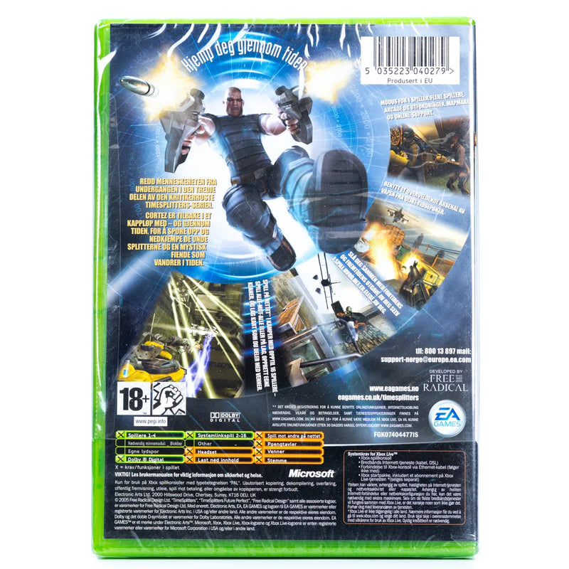 TimeSplitters Future Perfect - Xbox Spill (Forseglet)
