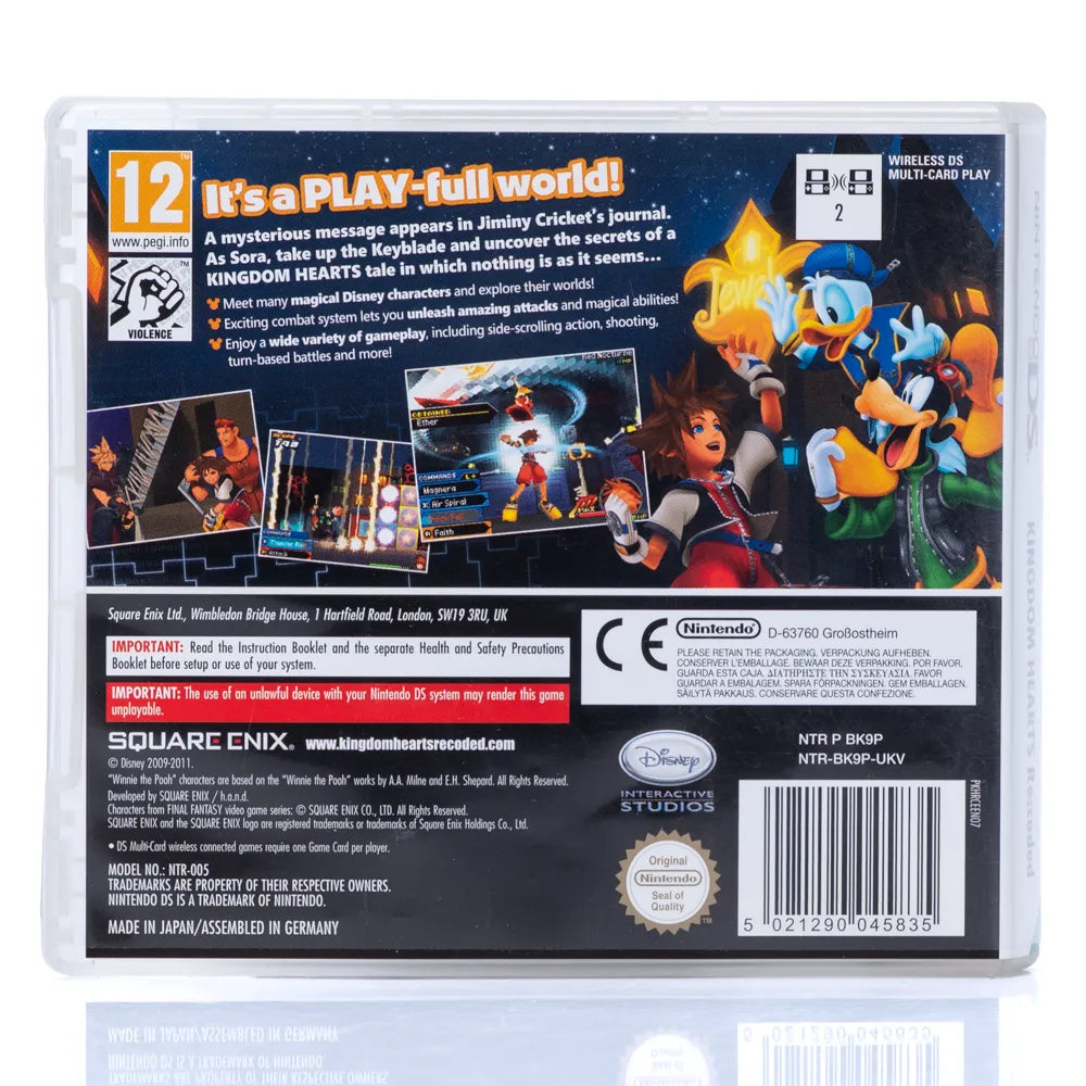 Kingdom Hearts Re:coded - Nintendo DS spill - Retrospillkongen