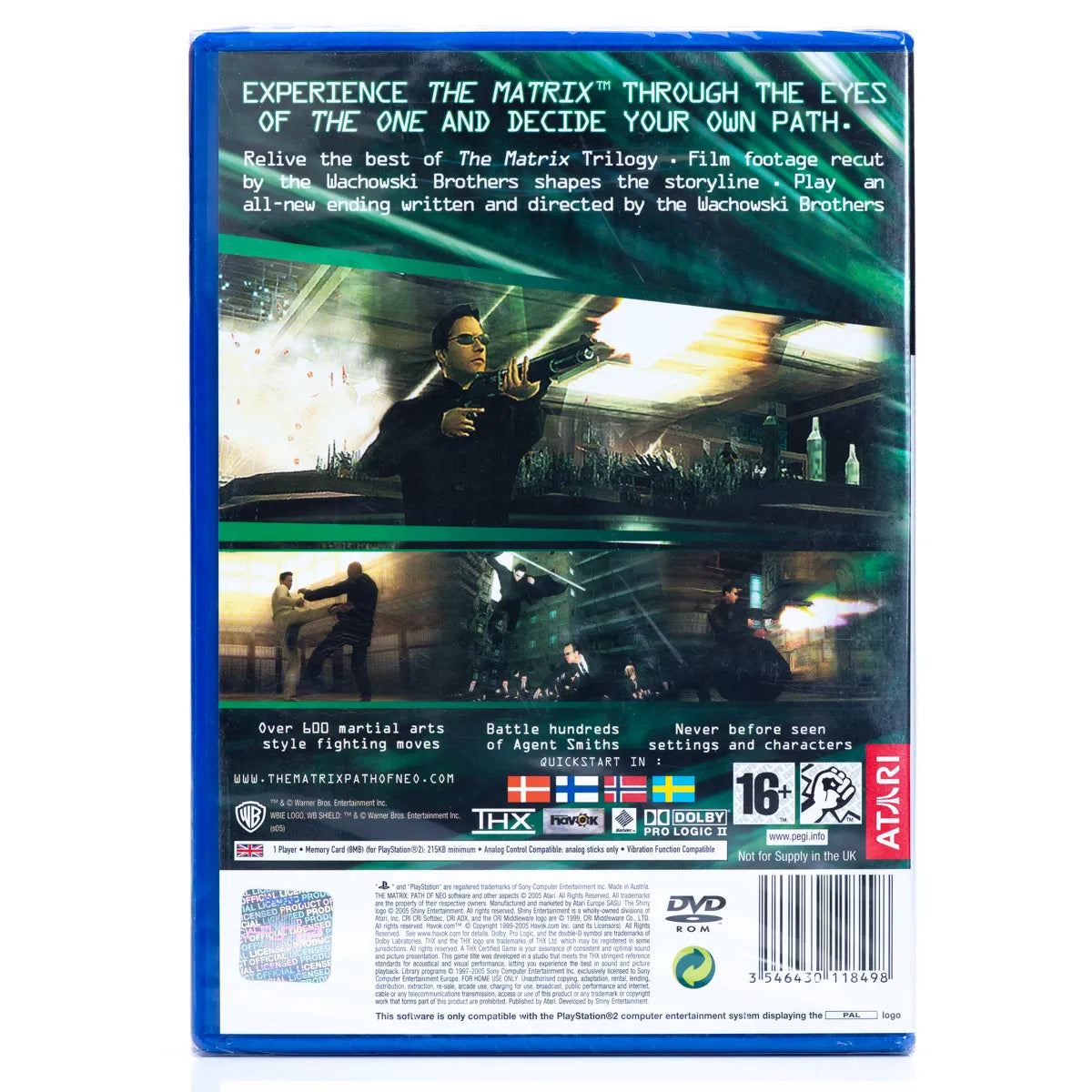 The Matrix: Path of Neo - PS2 Spill (Forseglet) - Retrospillkongen