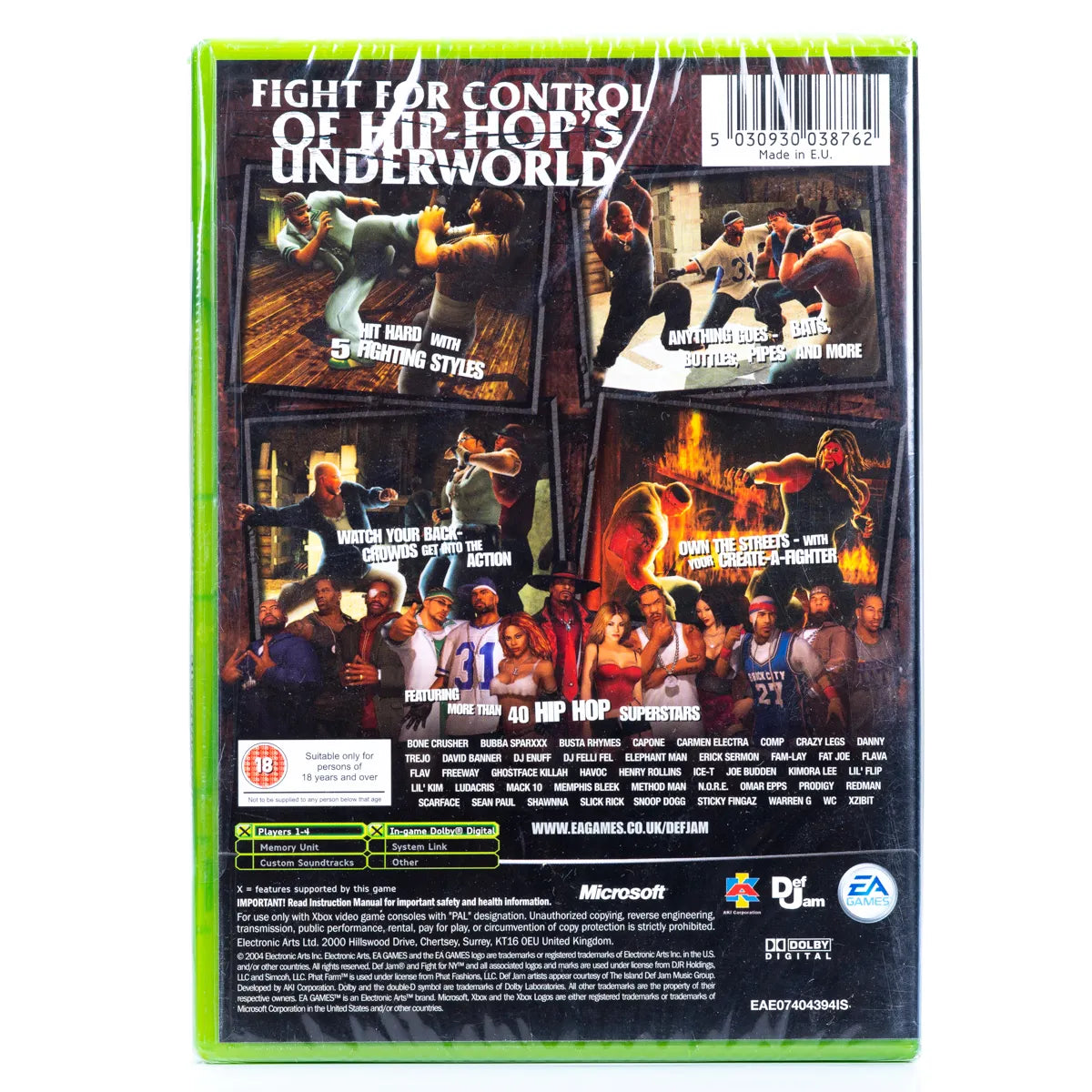Def Jam: Fight for NY - Xbox Spill (Forseglet) - Retrospillkongen
