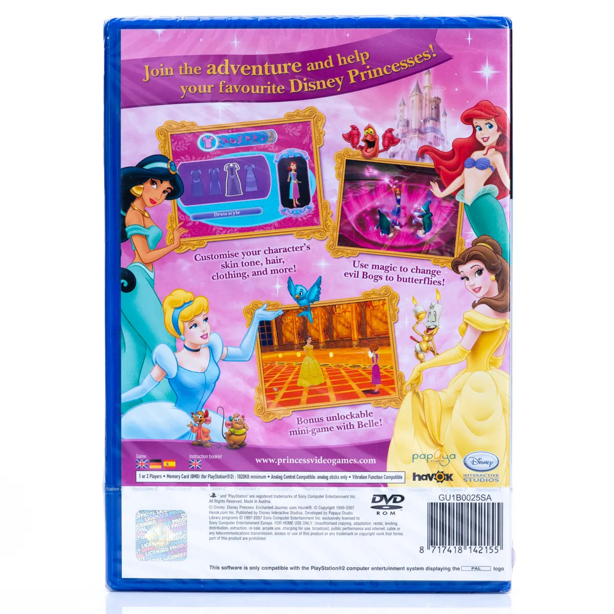 Disney Princess: Enchanted Journey - PS2 Spill (Forseglet) - Retrospillkongen