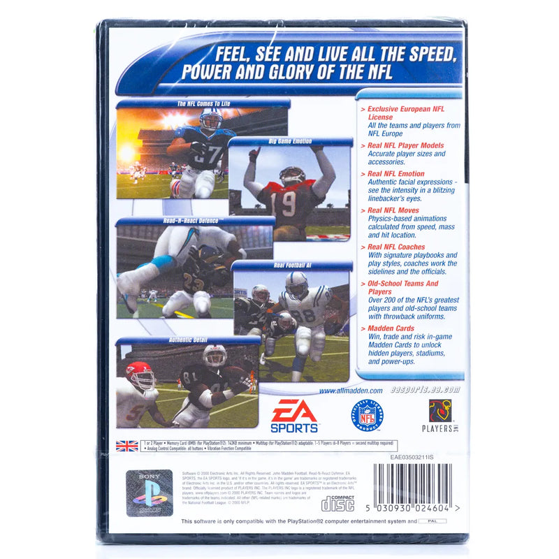 Madden NFL 2001 - PS2 Spill (Forseglet)