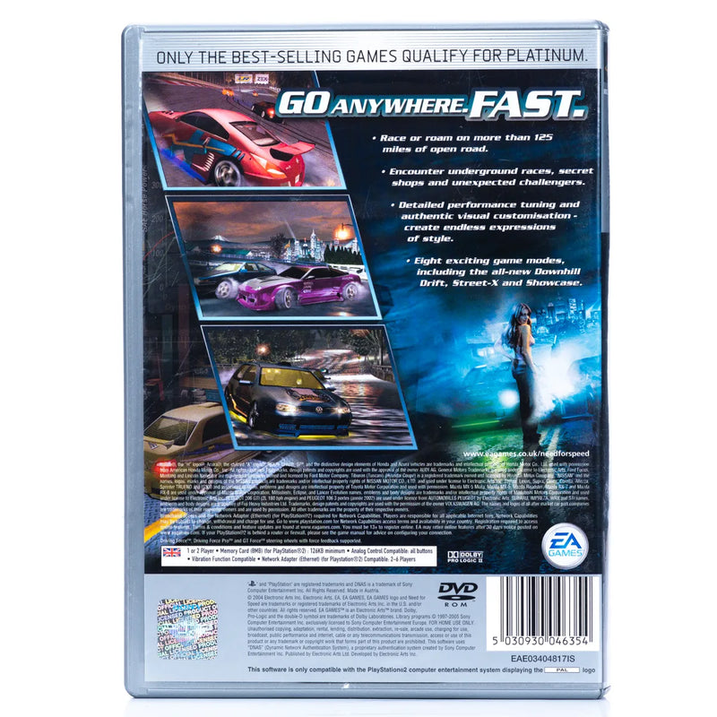 Need for Speed Underground 2 - PS2 spill