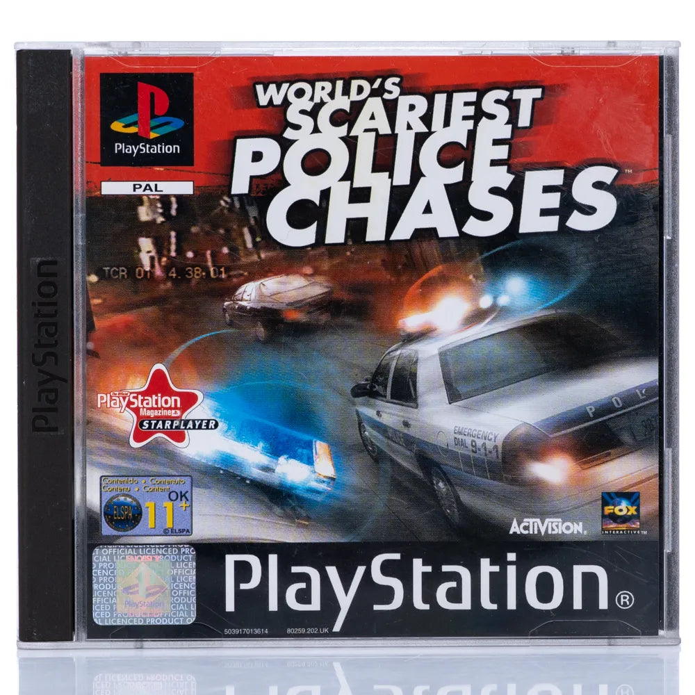 World's Scariest Police Chase - PS1 spill - Retrospillkongen