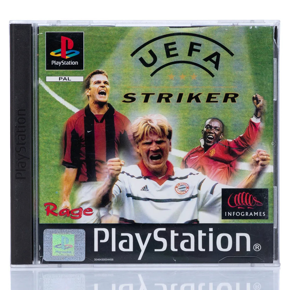 UEFA Striker - PS1 spill - Retrospillkongen