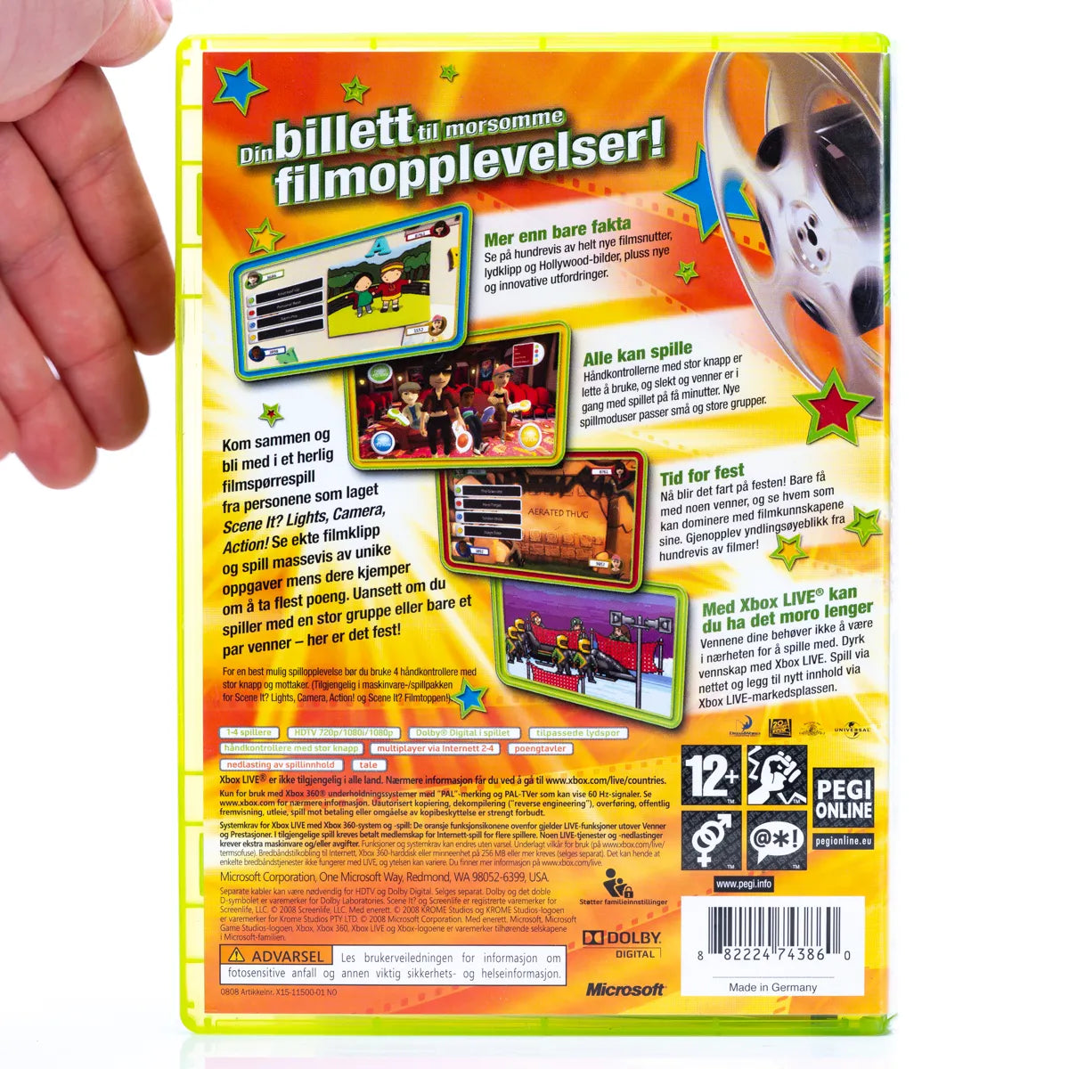 Scene It? - Xbox 360 spill - Retrospillkongen
