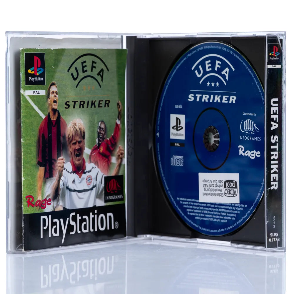 UEFA Striker - PS1 spill - Retrospillkongen