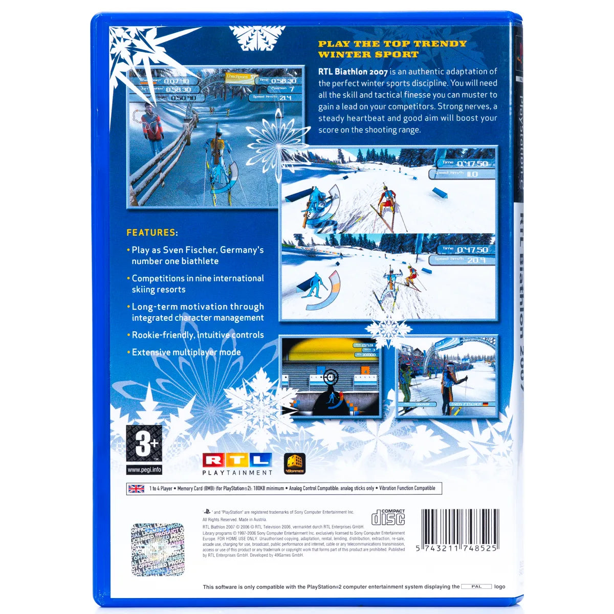 RTL Biathlon 2007 - PS2 Spill - Retrospillkongen