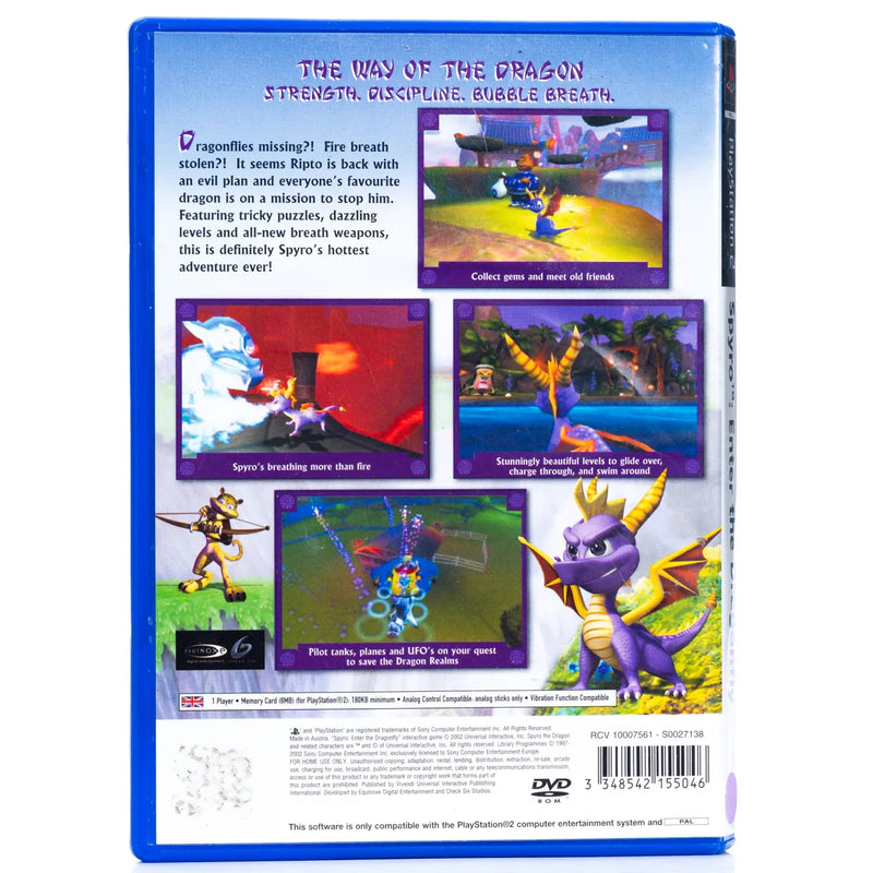 Spyro: Enter the Dragonfly - PS2 spill