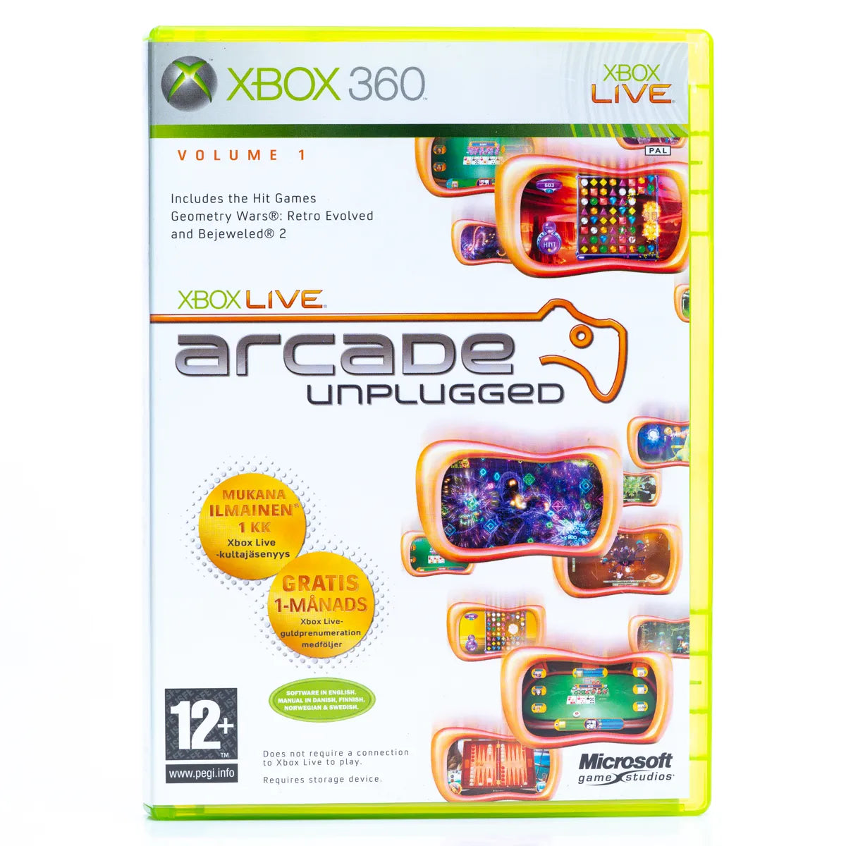 Xbox Live Arcade Unplugged Volume 1 - Xbox 360 spill - Retrospillkongen