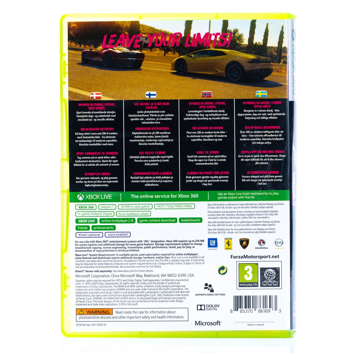 Forza Horizon 2 - Xbox 360 spill - Retrospillkongen