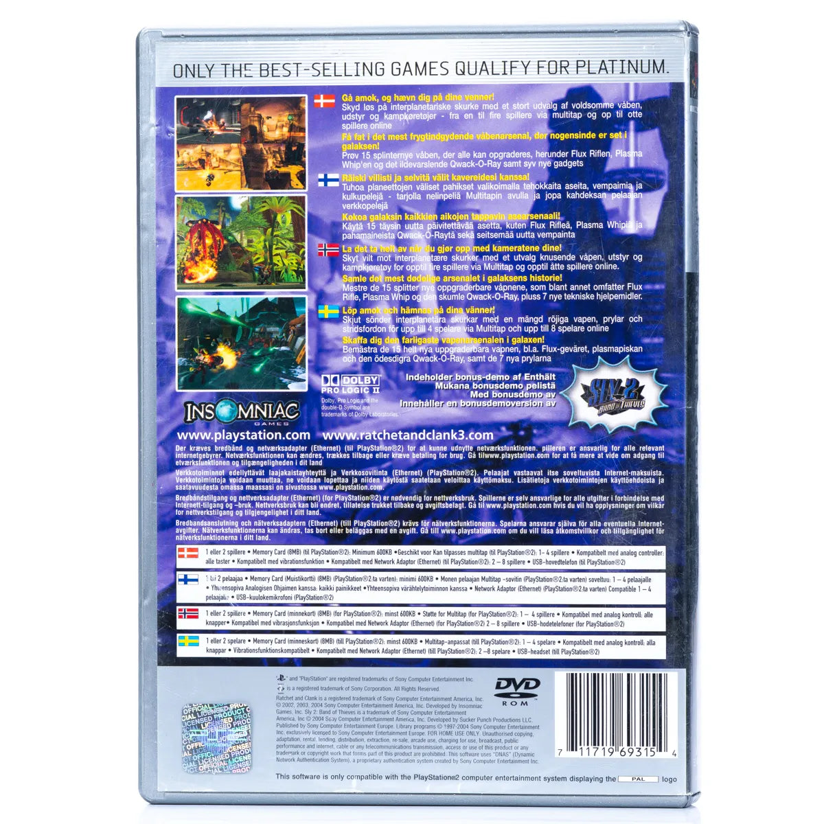 Ratchet & Clank 3 - PS2 spill - Retrospillkongen