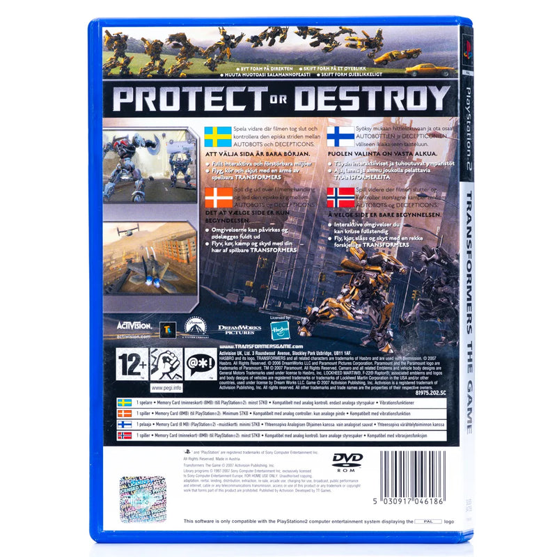 Transformers: The Game - PS2 Spill