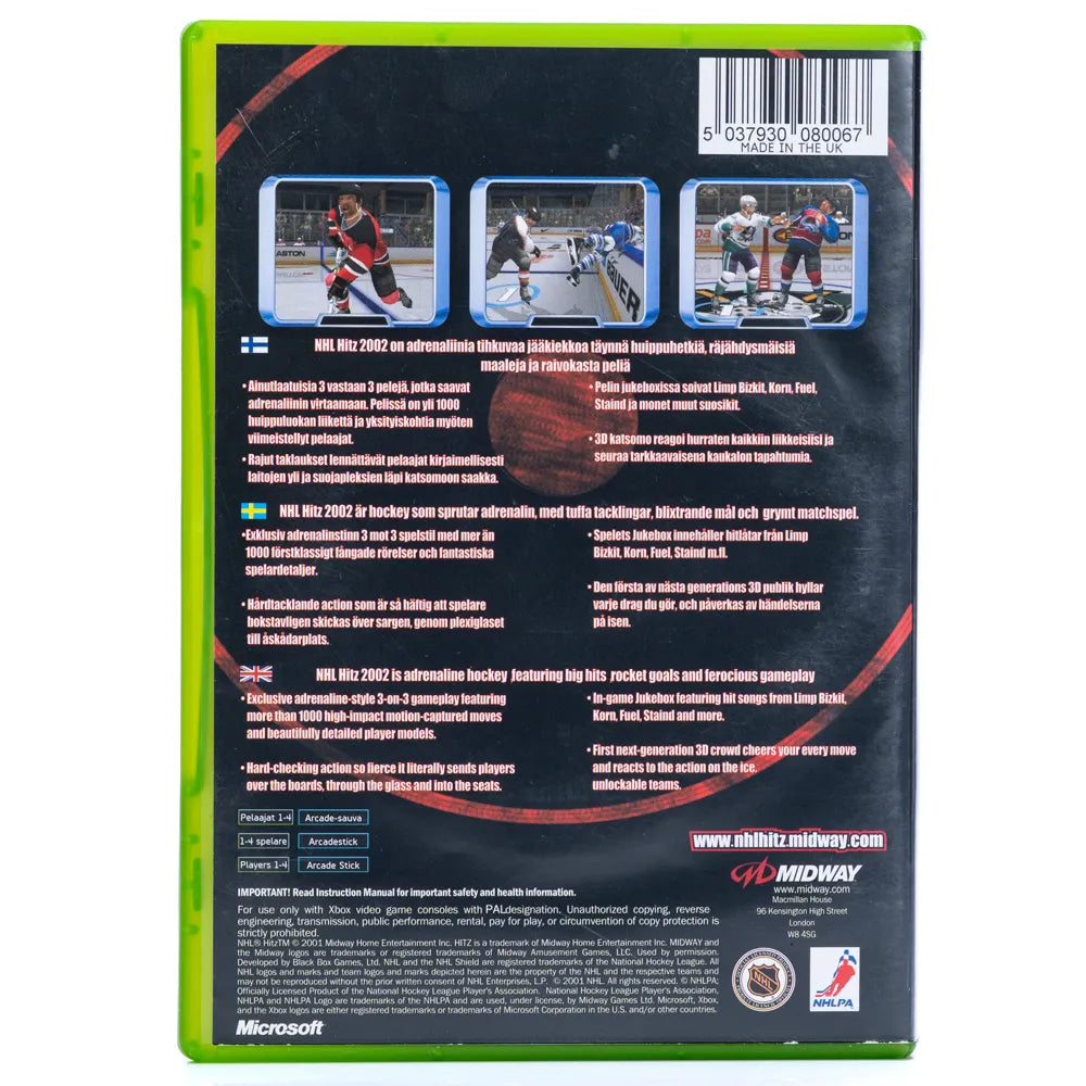 NHL Hitz 20-02 - Xbox Spill - Retrospillkongen