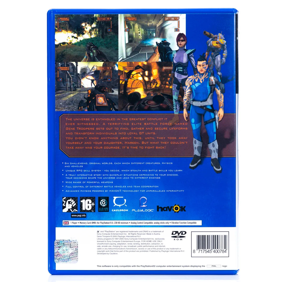 Gene Troopers - PS2 Spill - Retrospillkongen