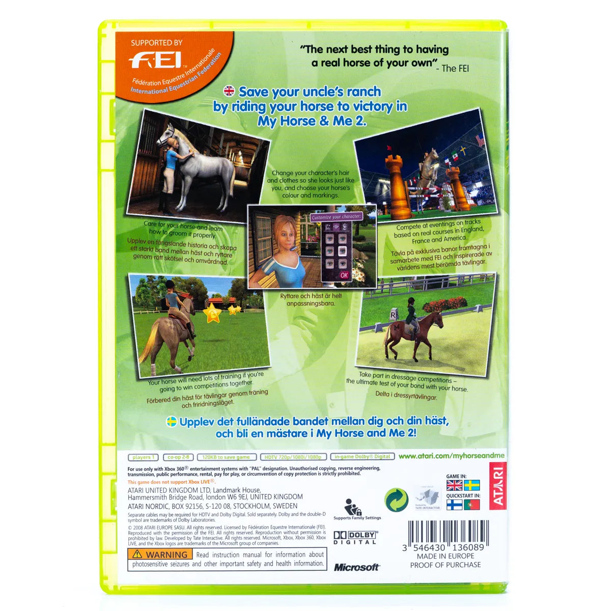 My Horse & Me 2 - Xbox 360 spill - Retrospillkongen