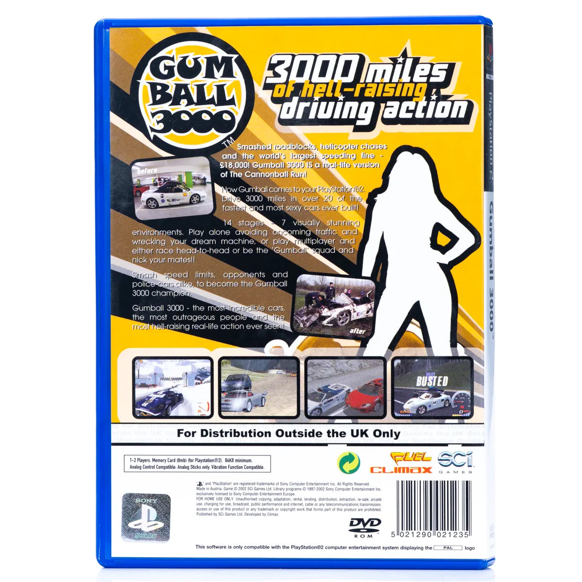 Gumball 3000 - PS2 Spill - Retrospillkongen