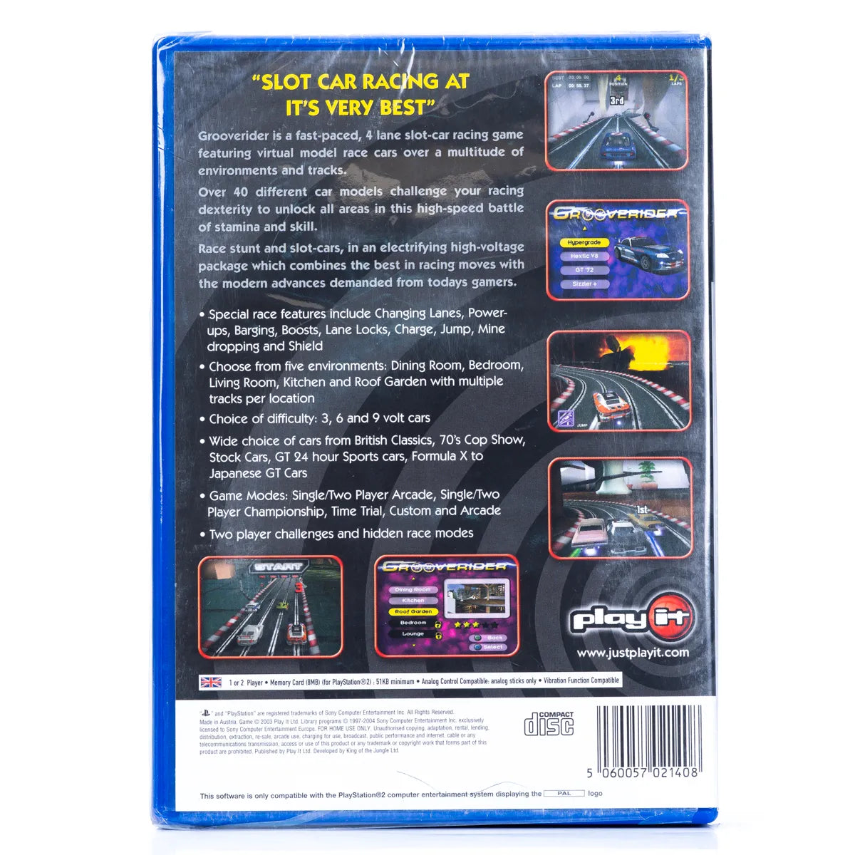 GrooveRider: Slot Car Racing - PS2 Spill (Forseglet) - Retrospillkongen
