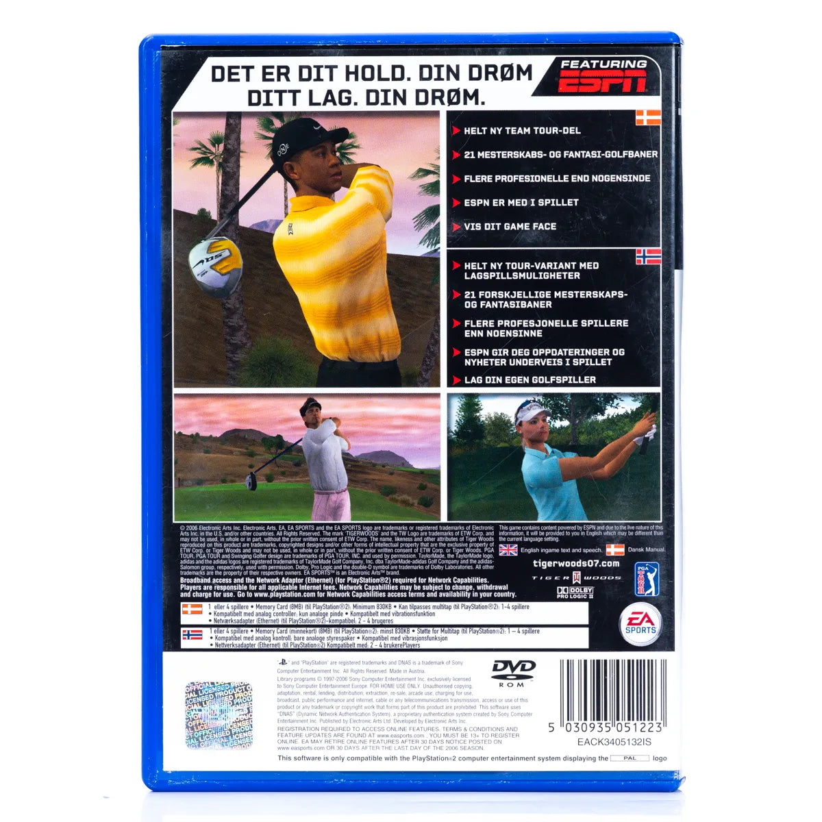 Tiger Woods PGA Tour 07 - PS2 Spill - Retrospillkongen