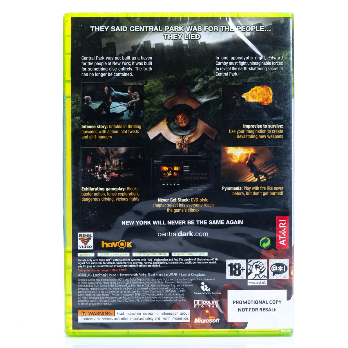 Alone in the Dark - Xbox 360 Spill (Forseglet) - Retrospillkongen