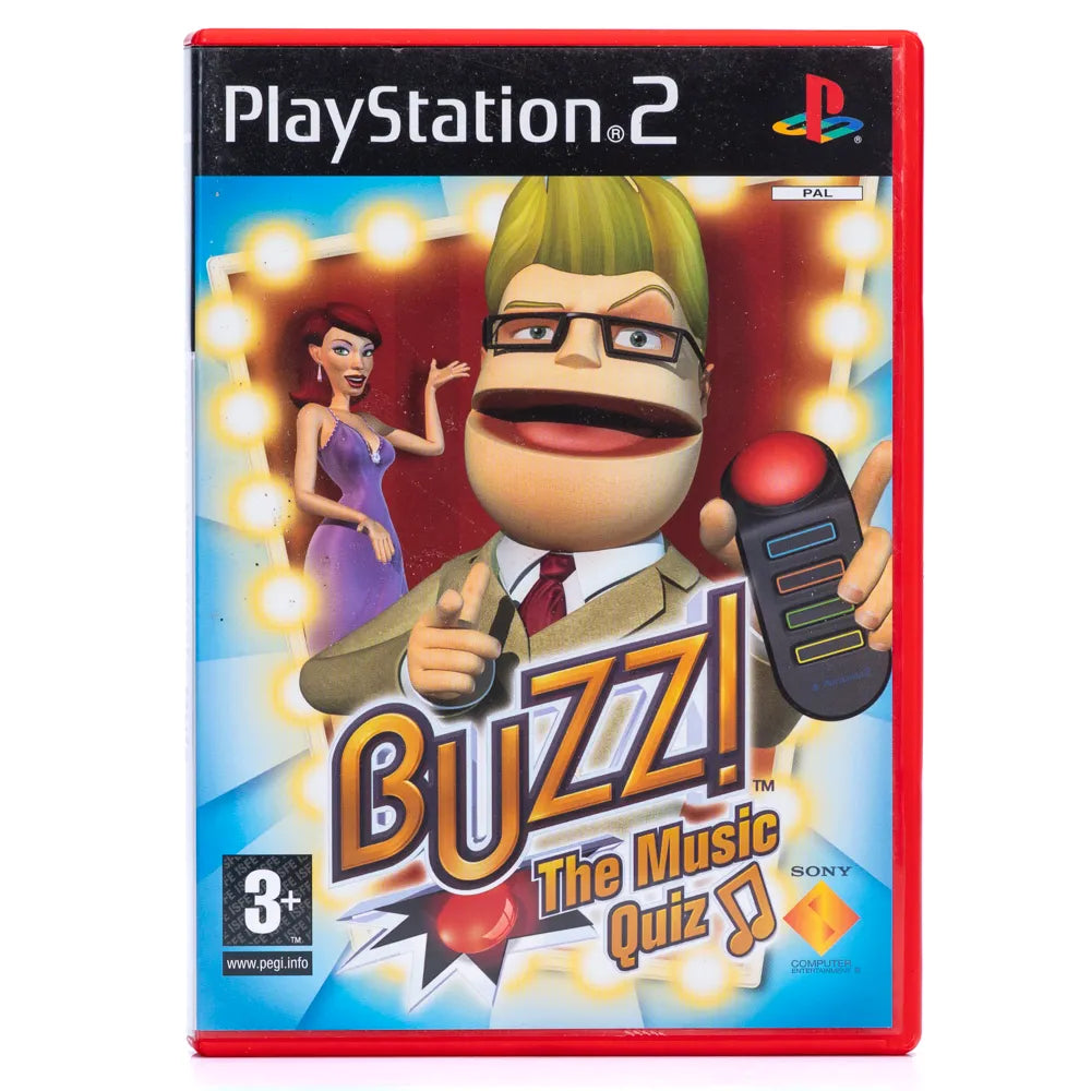 Buzz! The Music Quiz - PS2 spill - Retrospillkongen