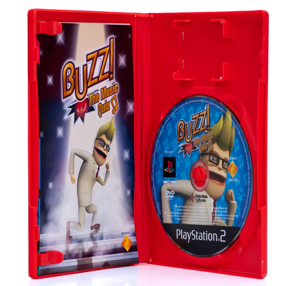 Buzz! The Music Quiz - PS2 spill - Retrospillkongen
