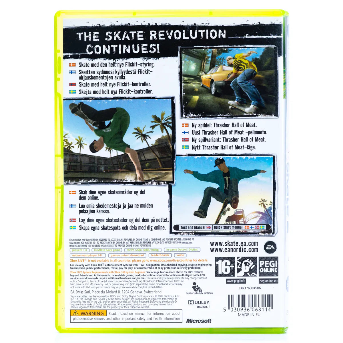 Skate 2 - Xbox 360 spill - Retrospillkongen