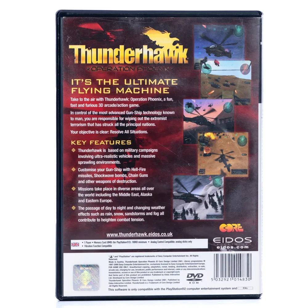 Thunderhawk: Operation Phoenix - PS2 spill - Retrospillkongen