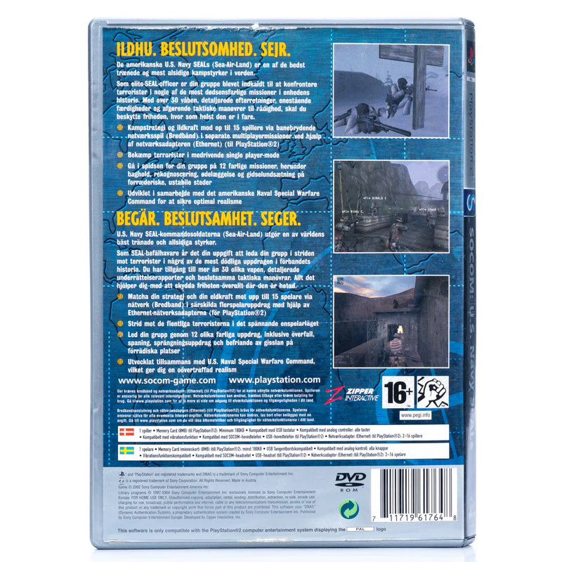 SOCOM: U.S. Navy SEALs - PS2 spill
