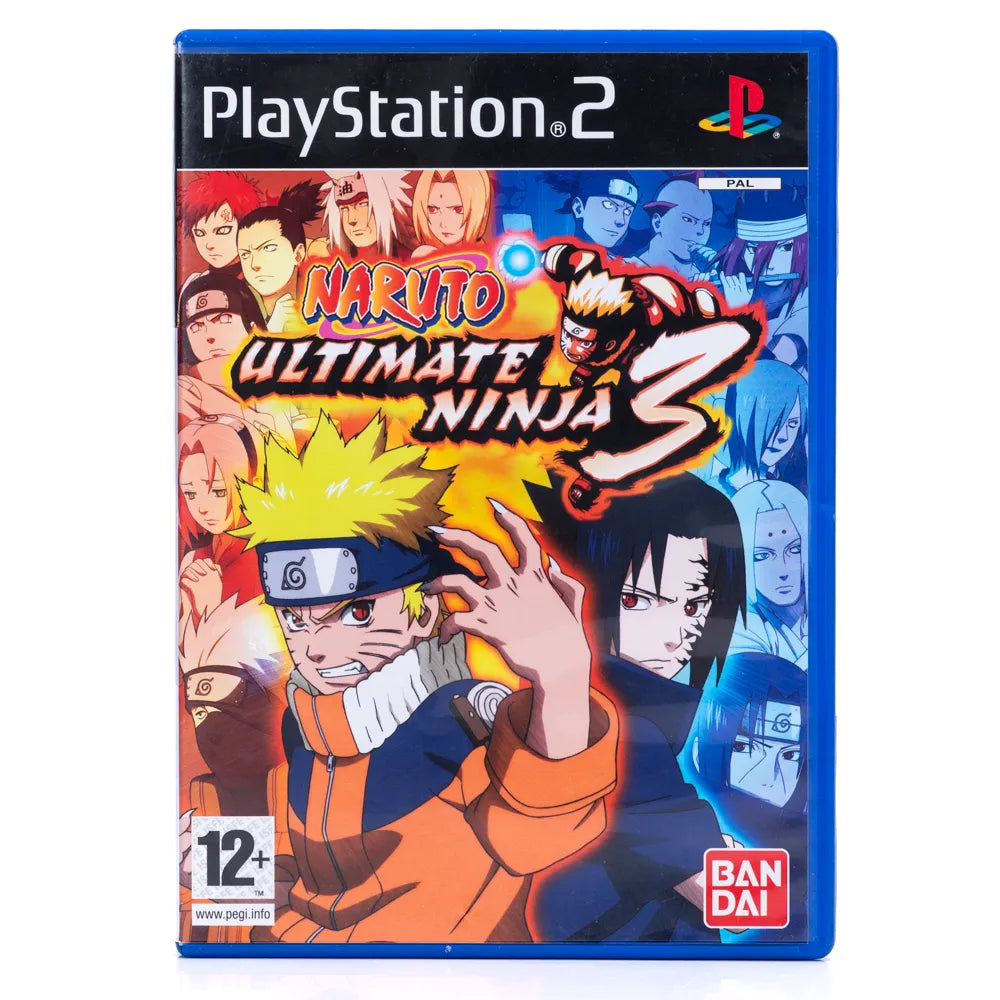 Naruto: Ultimate Ninja 3 - PS2 spill - Retrospillkongen