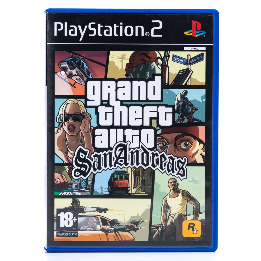 Grand Theft Auto San Andreas - PS2 spill - Retrospillkongen