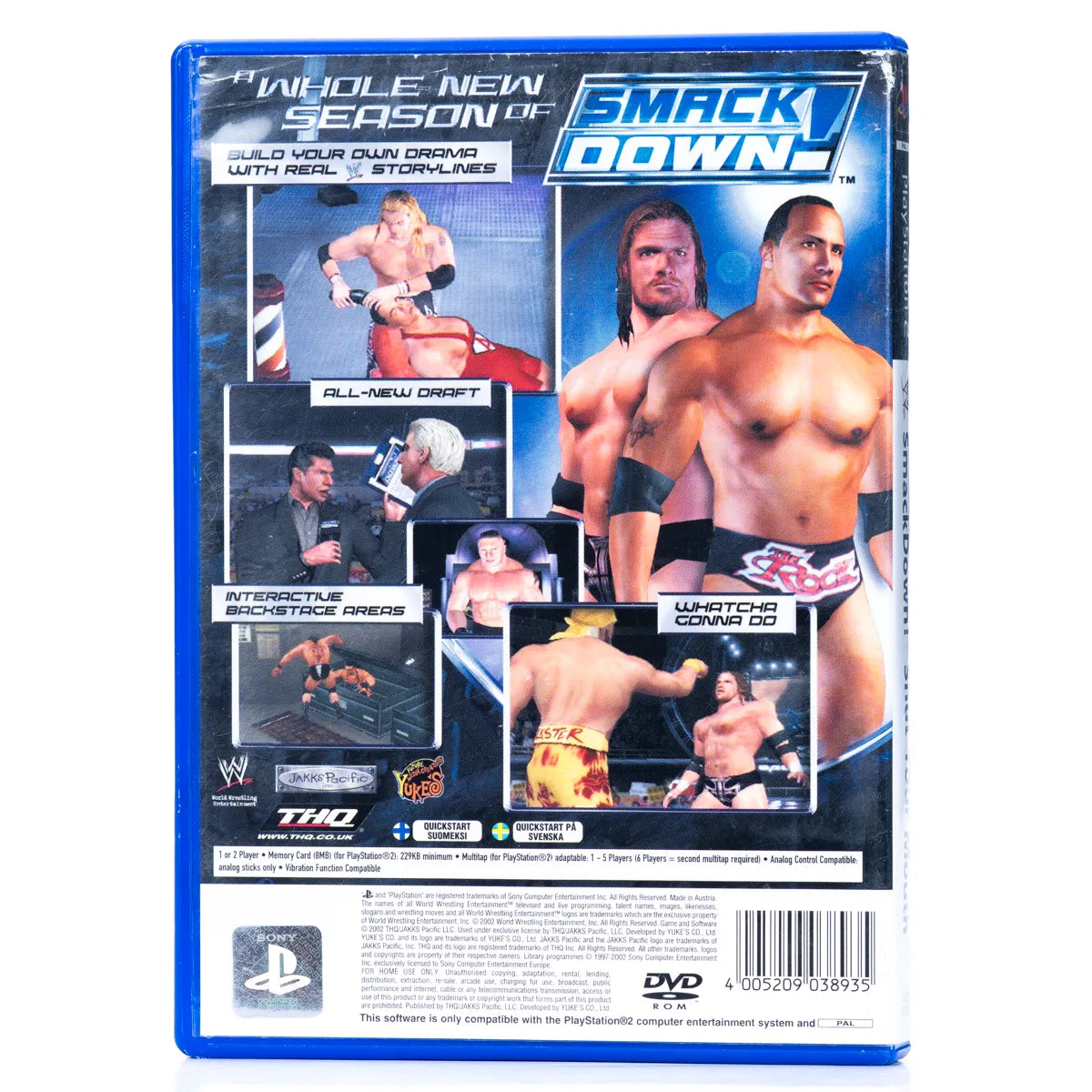 WWE Smackdown! Shut Your Mouth - PS2 Spill - Retrospillkongen