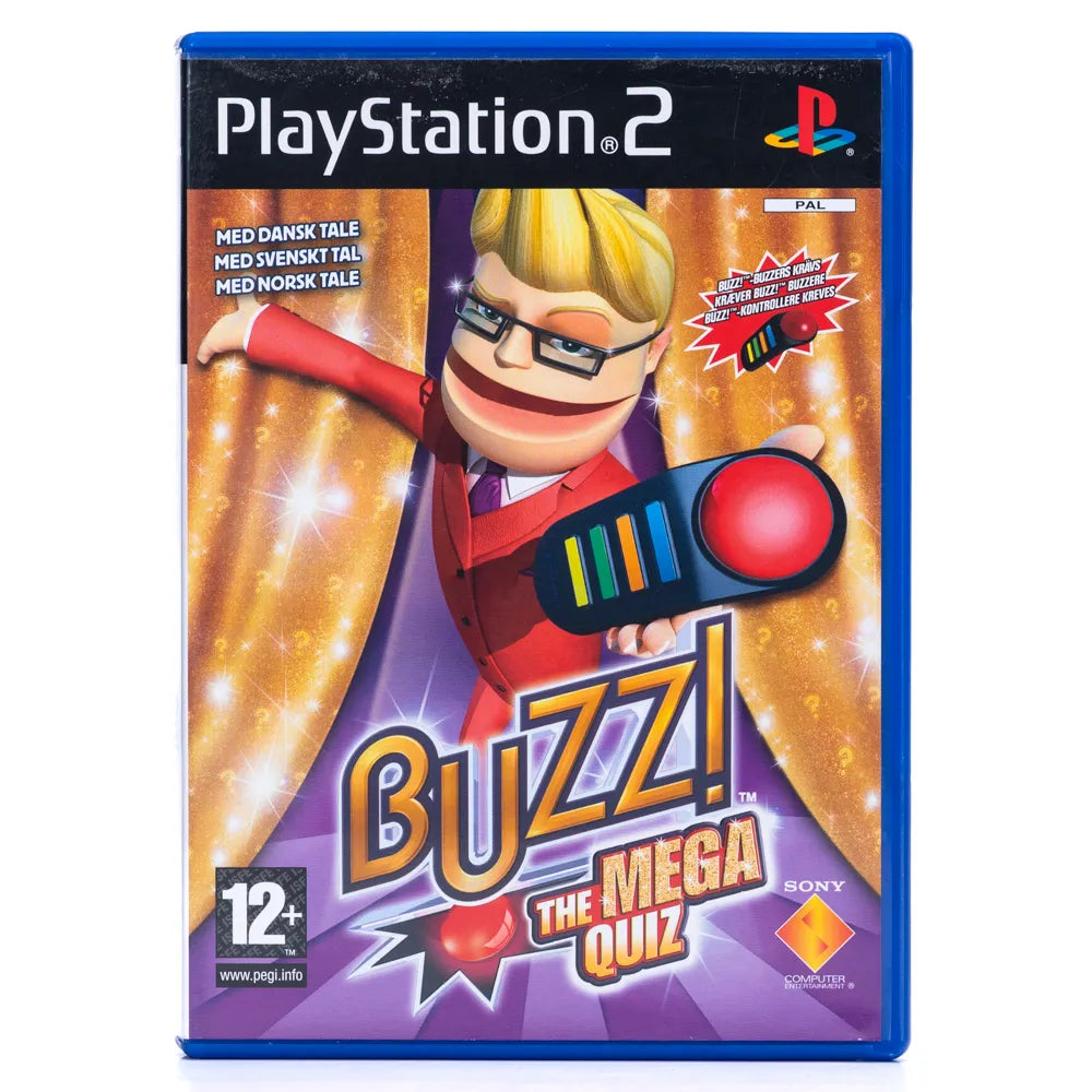 Buzz!: The Mega Quiz - PS2 spill - Retrospillkongen
