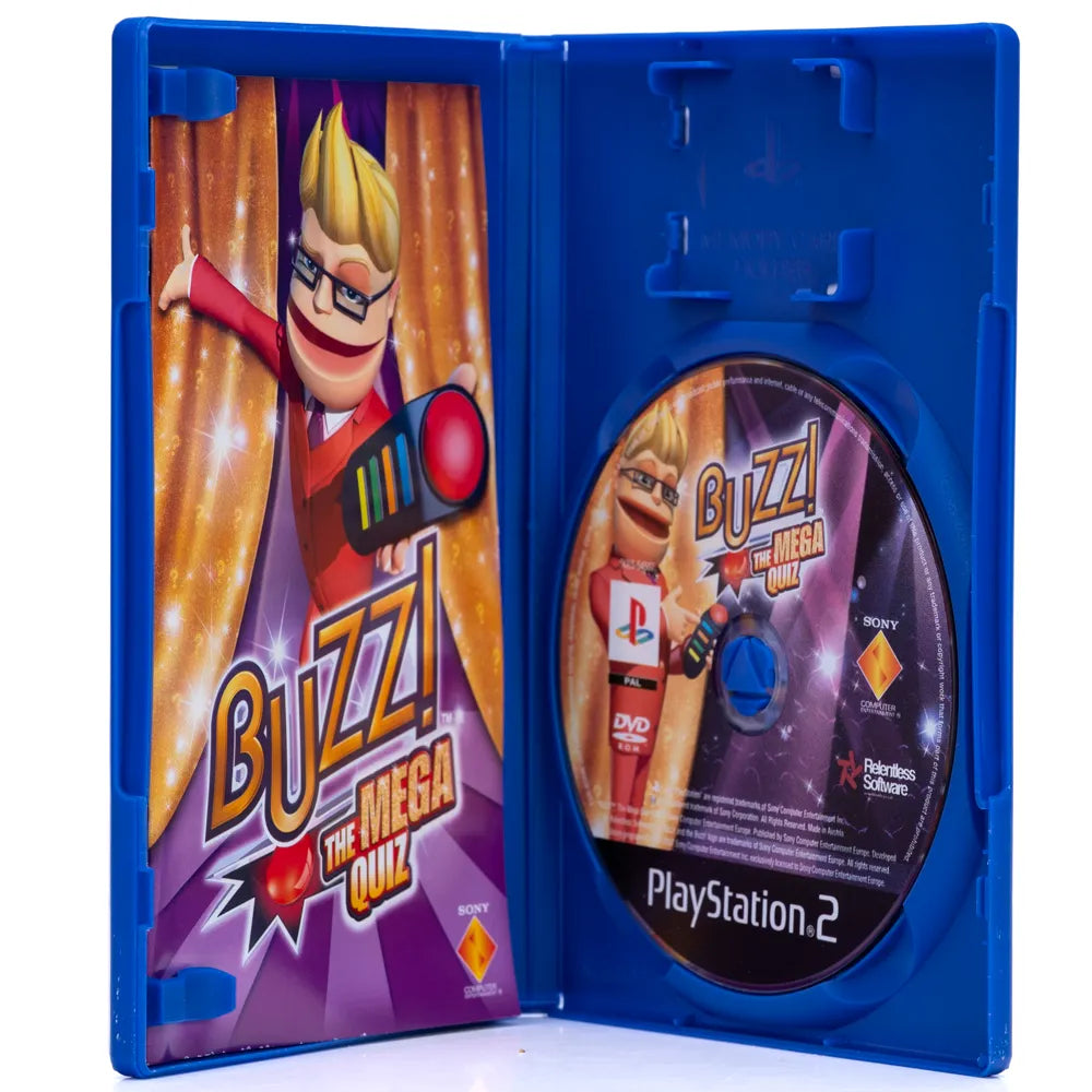 Buzz!: The Mega Quiz - PS2 spill - Retrospillkongen