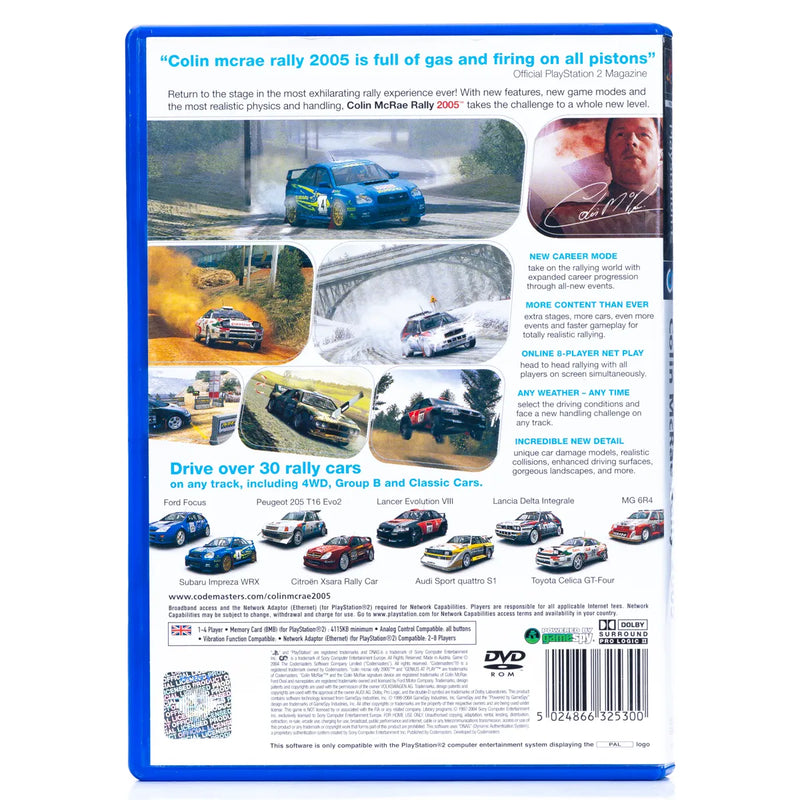 Colin Mcrae Rally 05 - PS2 Spill