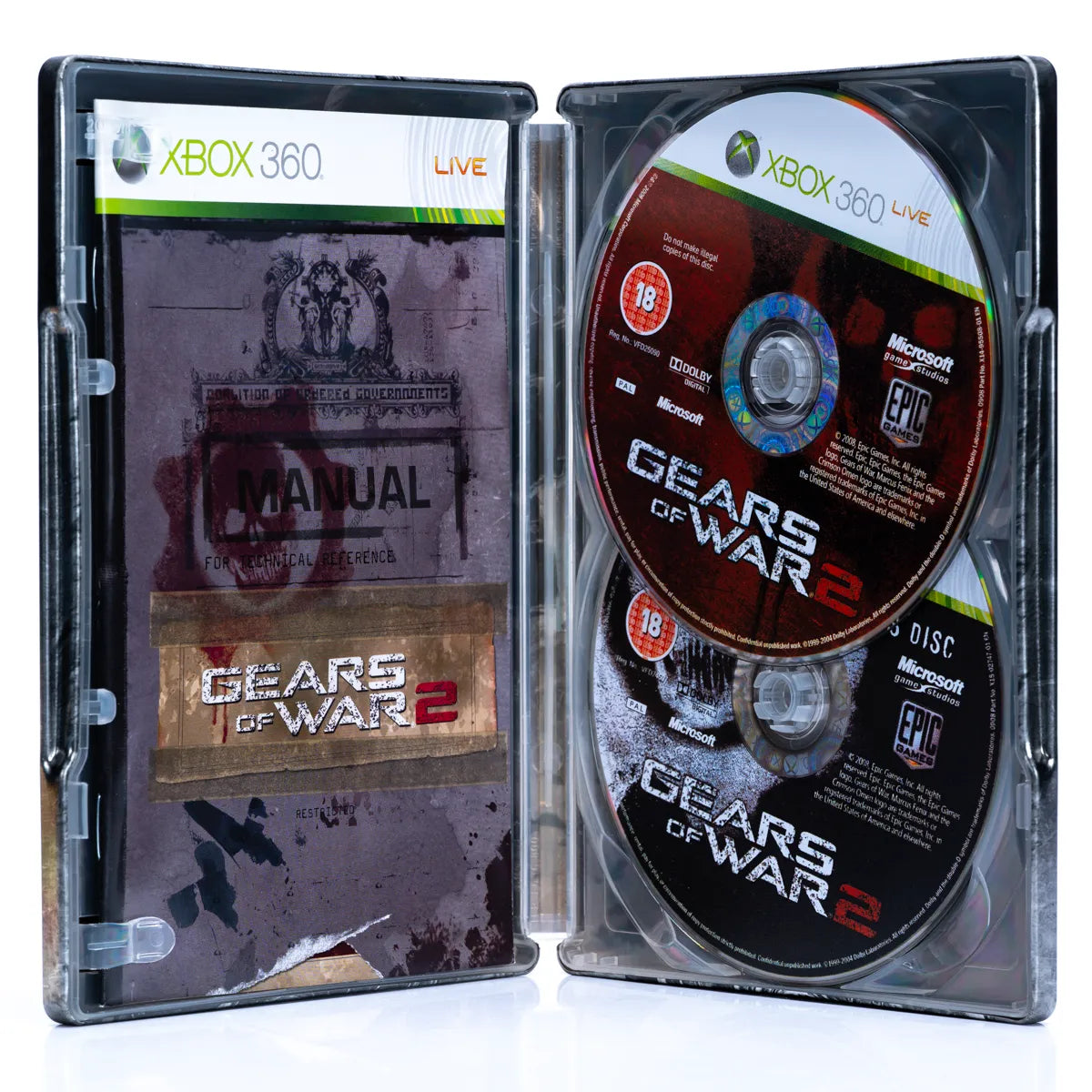 Gears of War 2 Limited Edition (Steelbook) - Xbox 360 spill - Retrospillkongen
