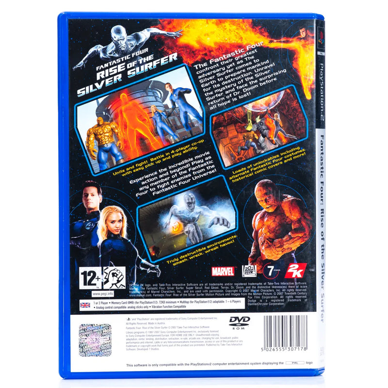Fantastic Four Rise of the Silver Surfer - PS2 Spill
