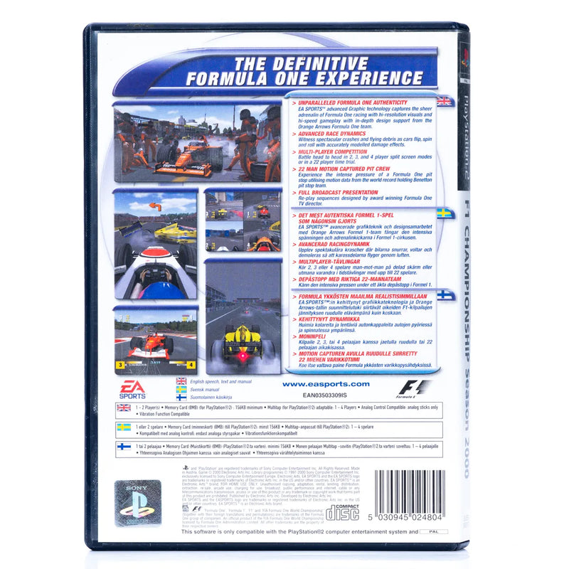F1 Championship Season 2000 - PS2 Spill