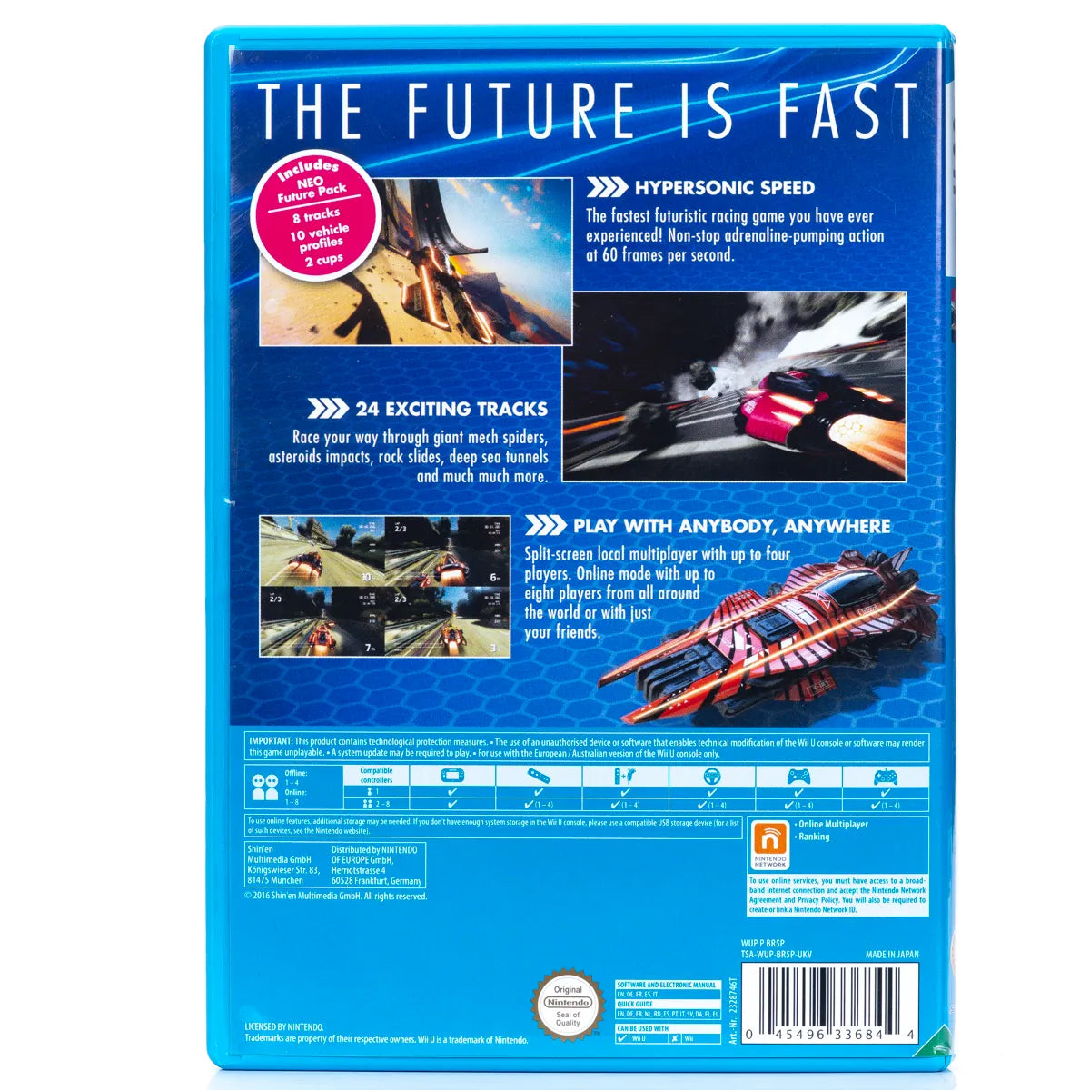 Fast Racing Neo - Wii U Spill - Retrospillkongen