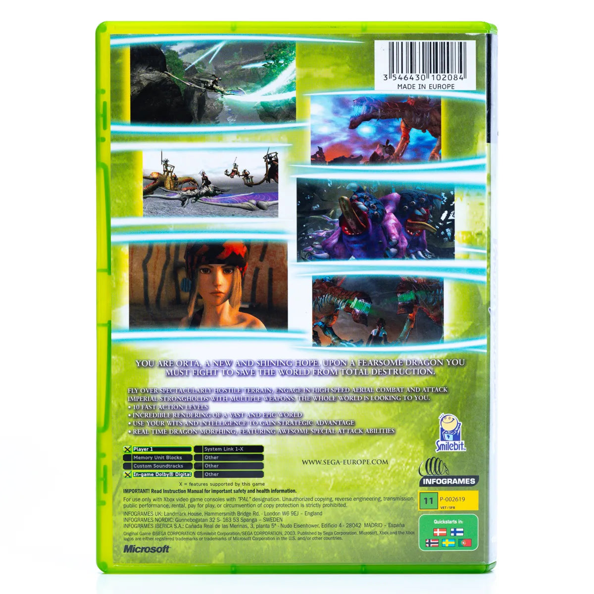 Panzer Dragoon Orta - Xbox spill - Retrospillkongen
