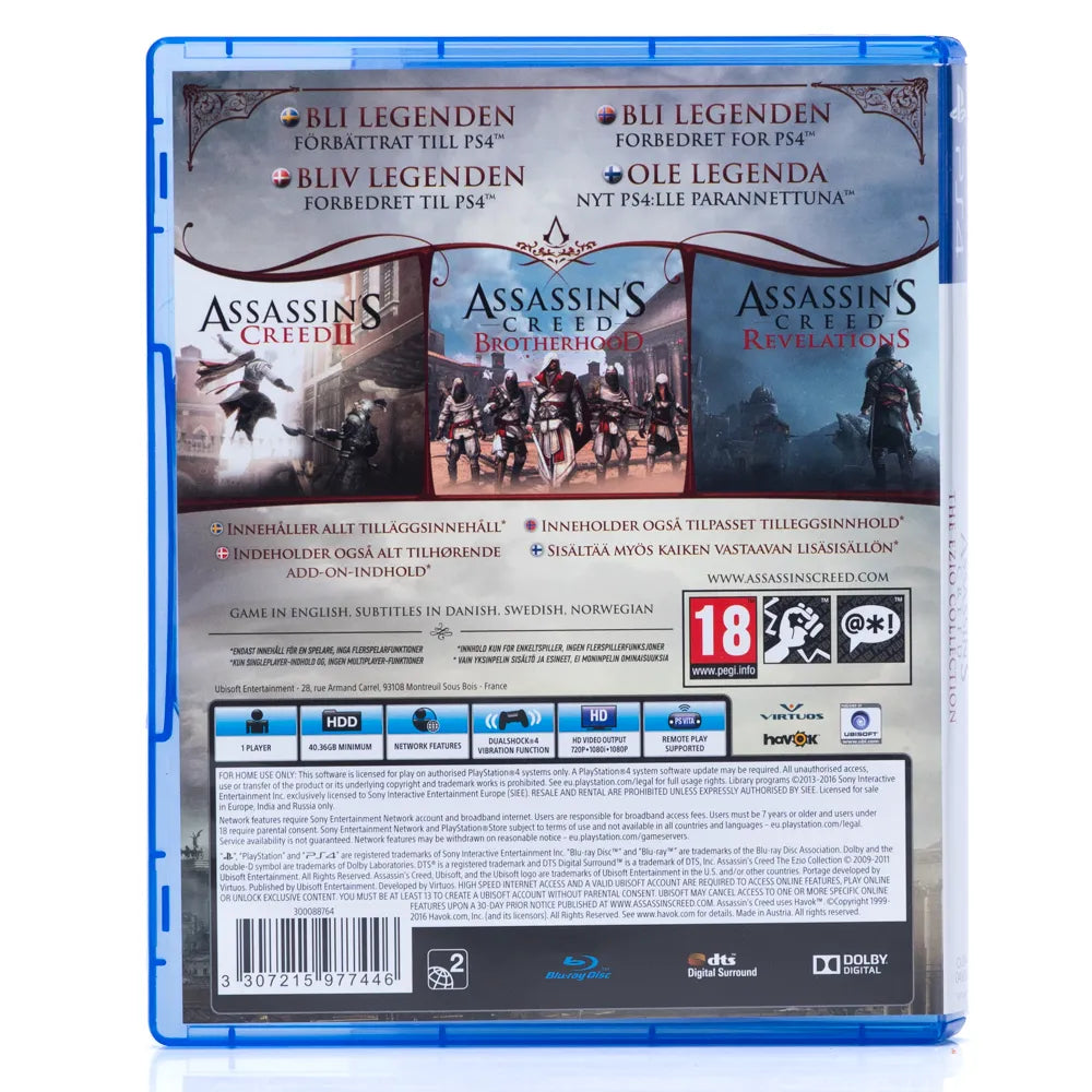 Assassin's Creed: The Ezio Collection - PS4 spill - Retrospillkongen